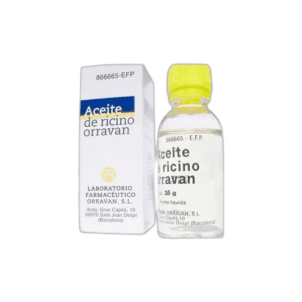 Imagen de ACEITE RICINO ORRAVAN 1 g/ml LIQUIDO ORAL 1 FRASCO 25 ml