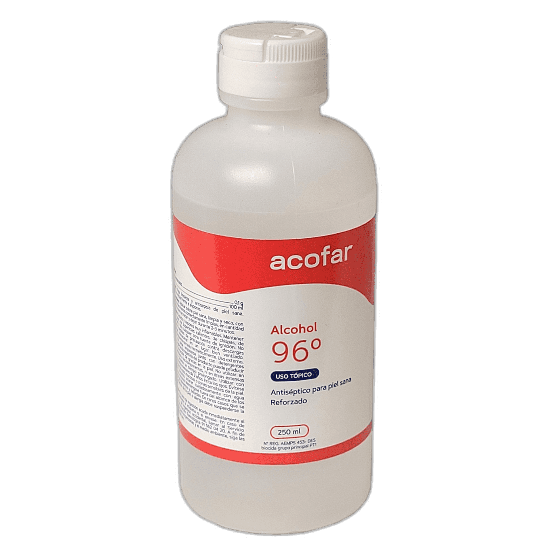Imagen de ACOFAR ALCOHOL ETILICO 96¦ FRASCO 250 ML