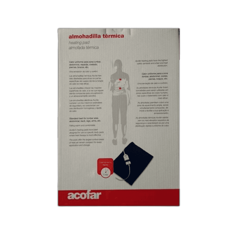 Imagen de ACOFAR ALMOHADILLA ELECTRICA 33X40,5CM