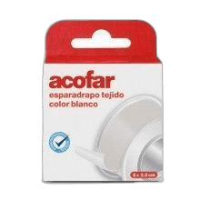 Imagen de ACOFAR ESPARADRAPO TEJIDO BLANCO 5X2,5CM