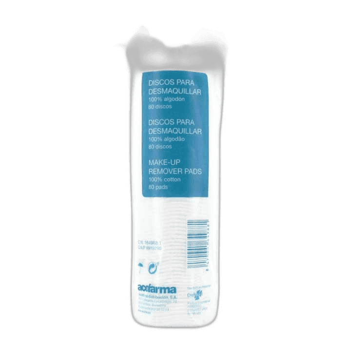 Imagen de ACOFARDERM DISCOS DESMAQUILLANTES 80 U