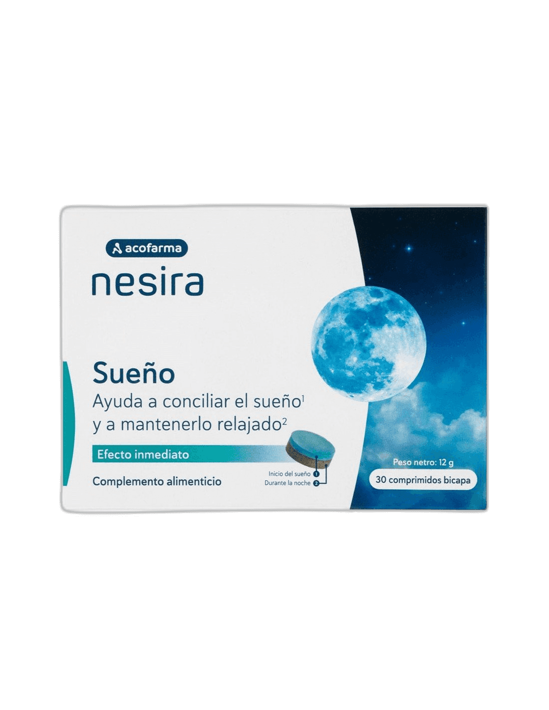 Imagen de ACOFARMA NESIRA SUEÑO 30 COMPRIMIDOS