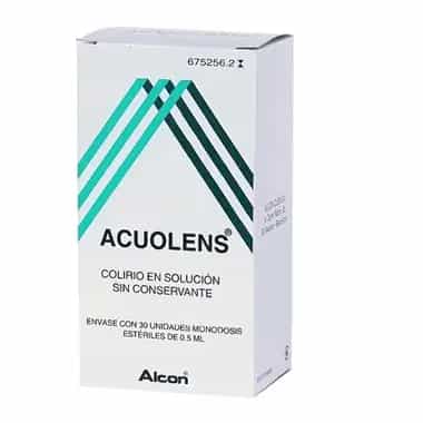 Imagen de ACUOLENS COLIRIO 30 MONODOSIS 0,5 ML