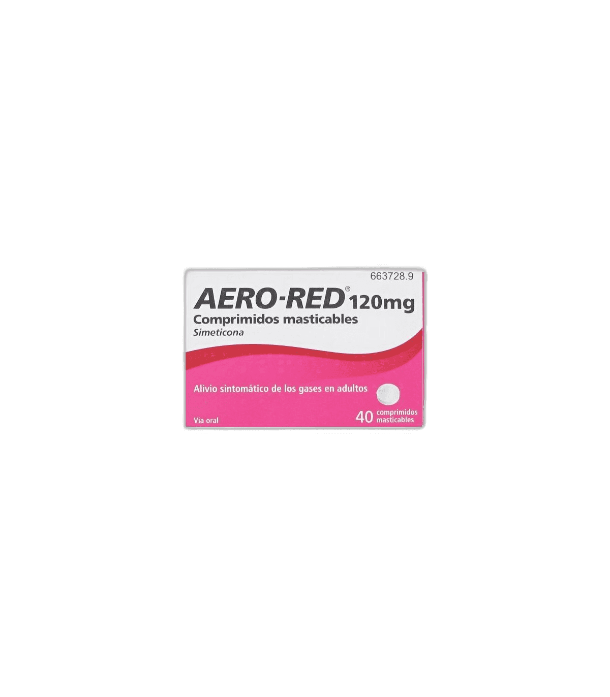 Imagen de AERO RED 120 mg 40 COMPRIMIDOS MASTICABLES