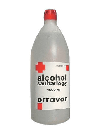 Imagen de ALCOHOL 96º SANITARIO REIG JOFRE SOLUCION CUTANEA 1 FRASCO 1000 ml