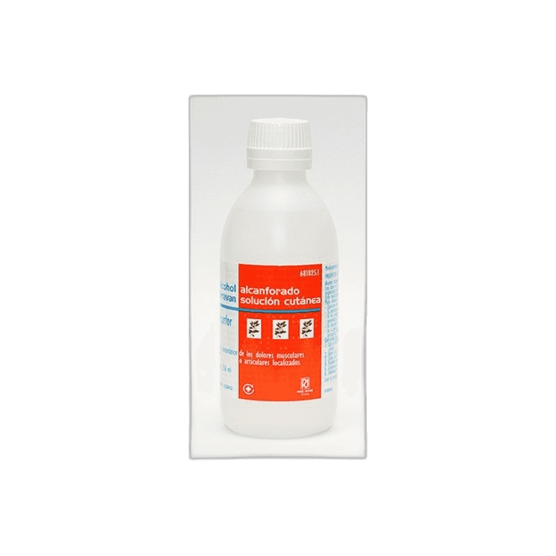 Imagen de ALCOHOL ALCANFORADO REIG JOFRE 100 mg/ml SOLUCION CUTANEA 1 FRASCO 250 ml