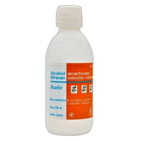Imagen de ALCOHOL ALCANFORADO REIG JOFRE 100 mg/ml SOLUCION CUTANEA 1 FRASCO 500 ml