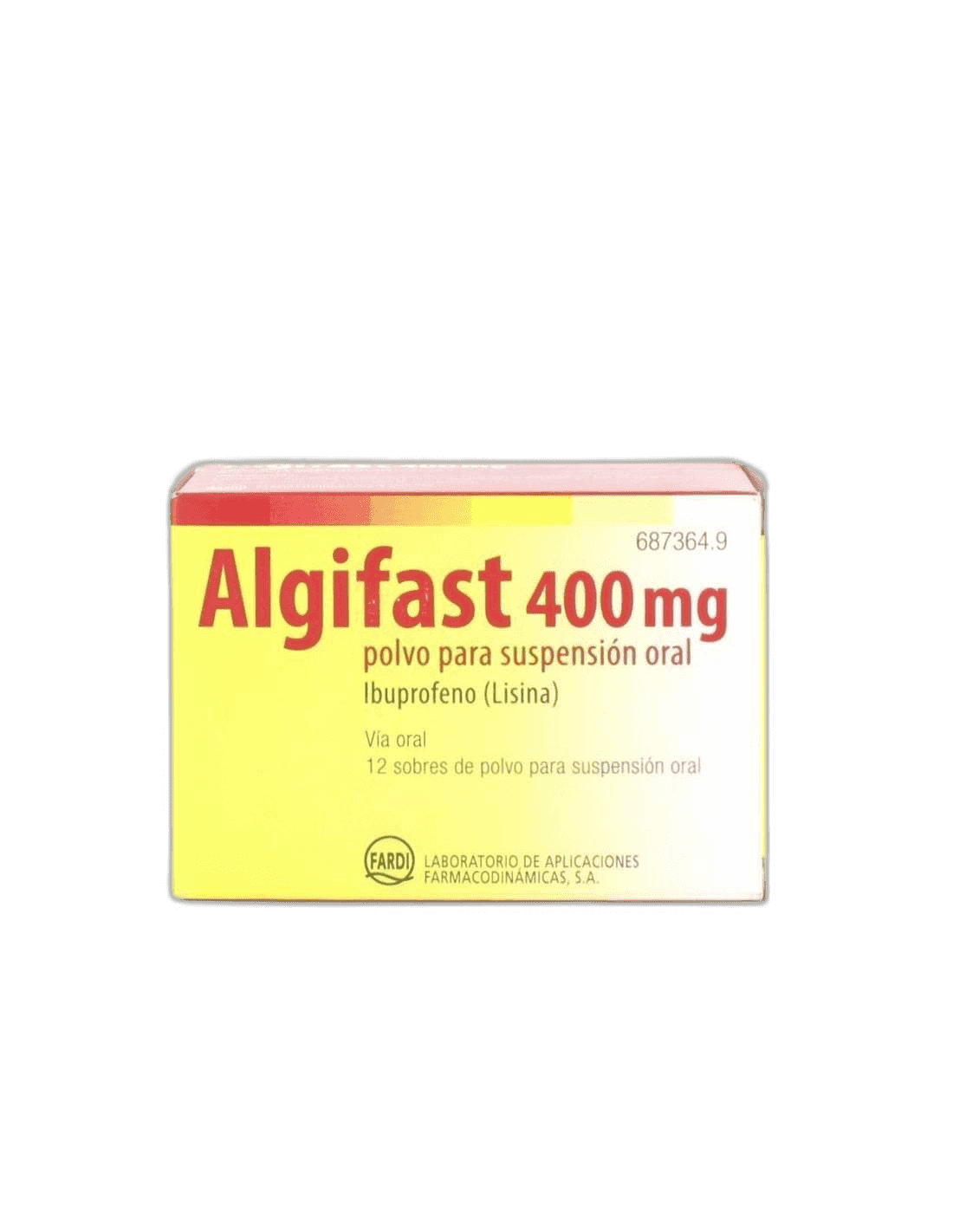 Imagen de ALGIFAST 400 mg 12 SOBRES POLVO PARA SUSPENSION ORAL