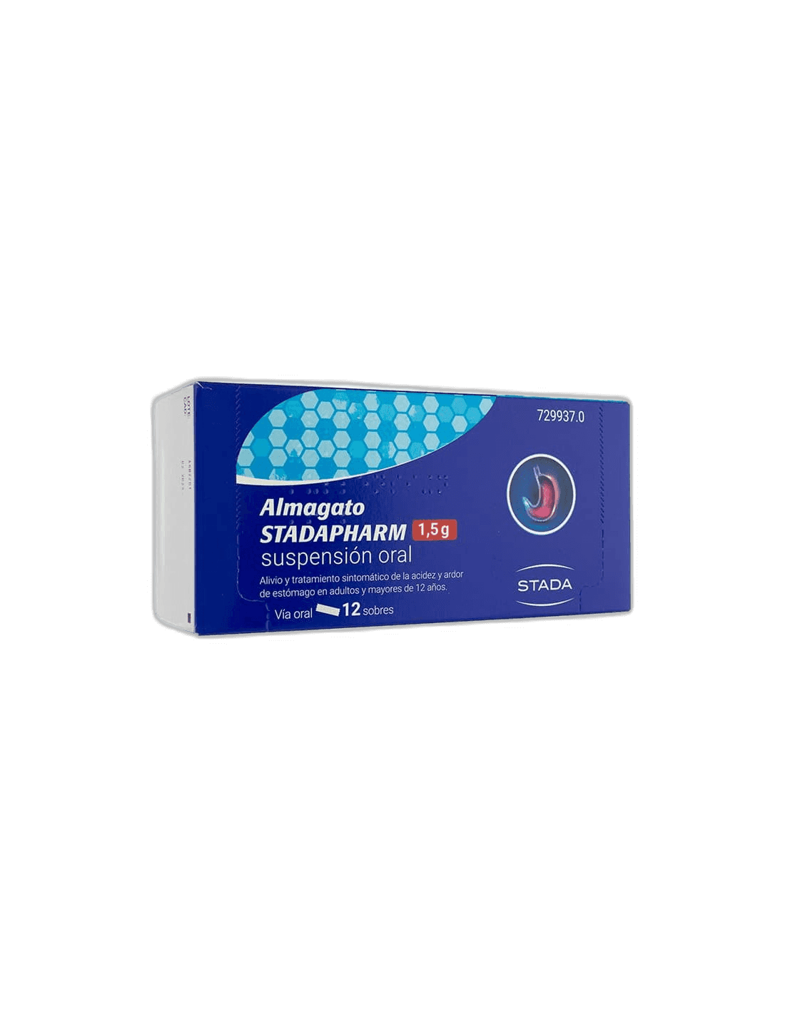 Imagen de ALMAGATO STADAPHARM 1,5 g 12 SOBRES SUSPENSION ORAL