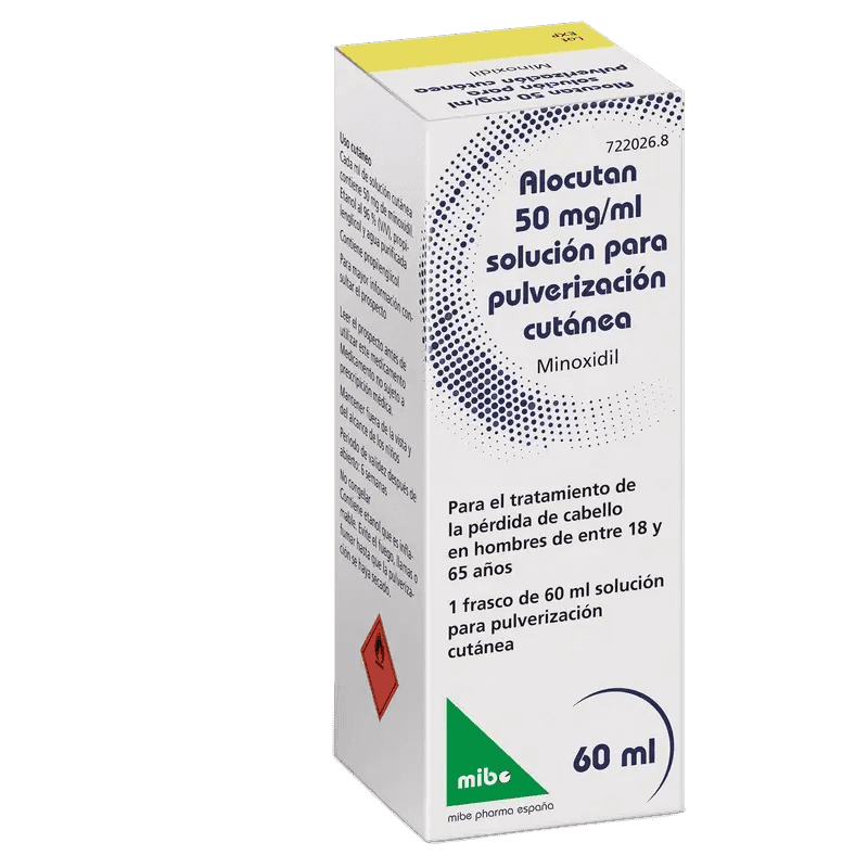 Imagen de ALOCUTAN 50 mg/ml SOLUCION PARA PULVERIZACION CUTANEA 1 FRASCO 60 ml
