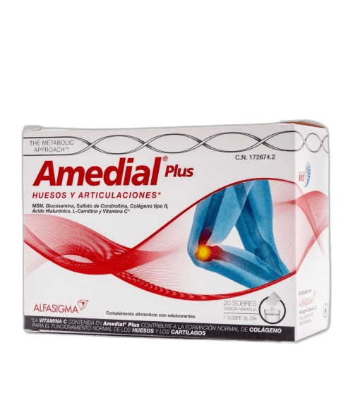 Imagen de AMEDIAL PLUS 20 SOBRES 5 G SABOR NARANJA