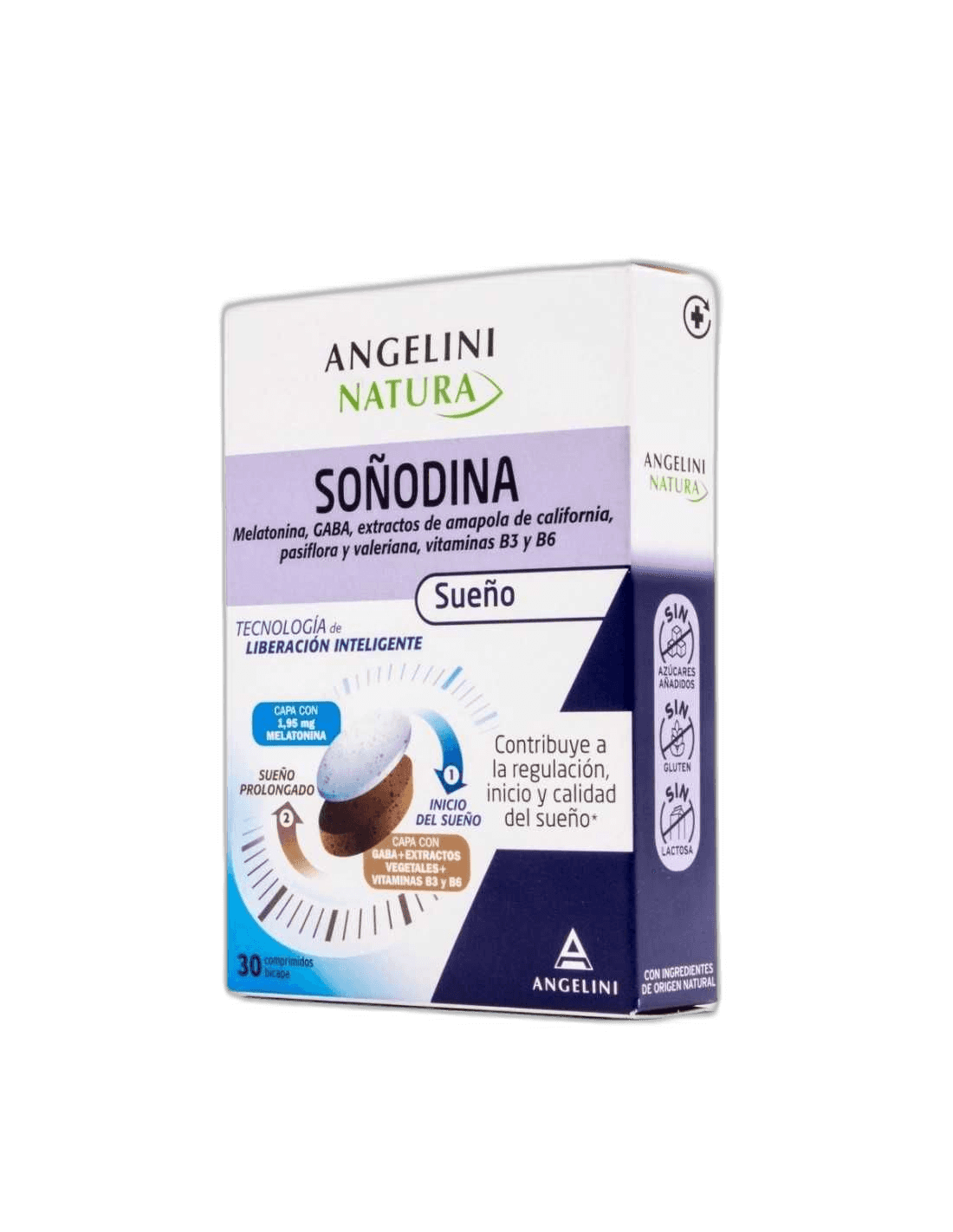 Imagen de ANGELINI NATURA SOÑODINA 30 COMP BICAPA
