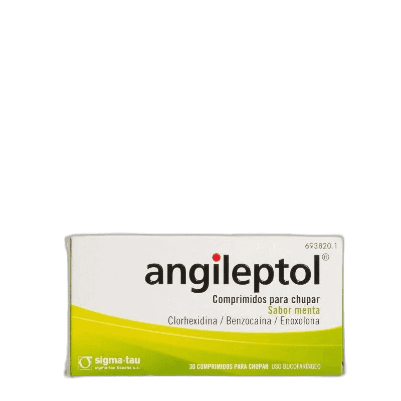 Imagen de ANGILEPTOL 30 COMPRIMIDOS PARA CHUPAR (SABOR MENTA)