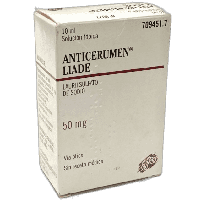 Imagen de ANTICERUMEN LIADE 50 mg/ml GOTAS OTICAS EN SOLUCION 1 FRASCO 10 ml