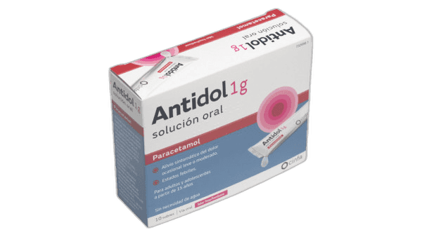 Imagen de ANTIDOL 1 g 10 SOBRES POLVO EFERVESCENTE
