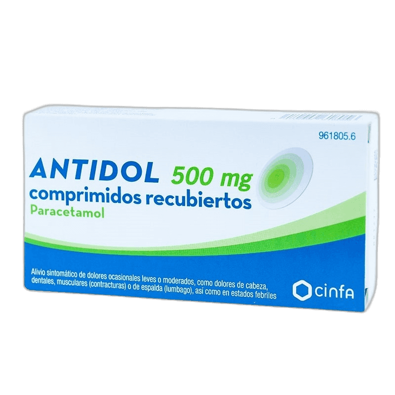 Imagen de ANTIDOL 500 mg 20 COMPRIMIDOS RECUBIERTOS