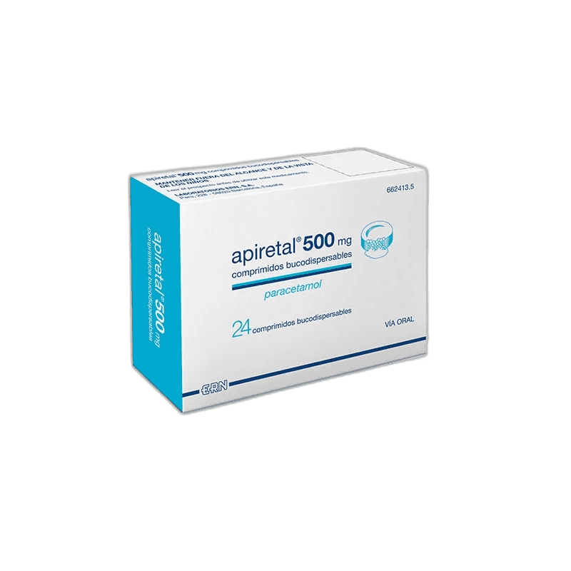 Imagen de APIRETAL 500 mg 24 COMPRIMIDOS BUCODISPERSABLES