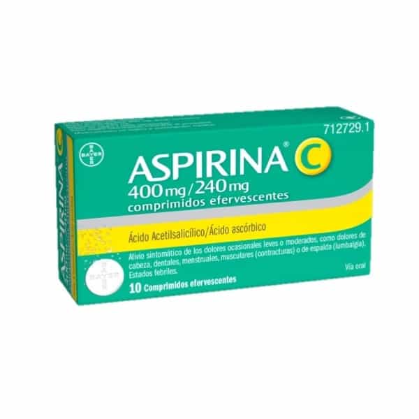 Imagen de Aspirina C Efervescente 10 Comprimidos