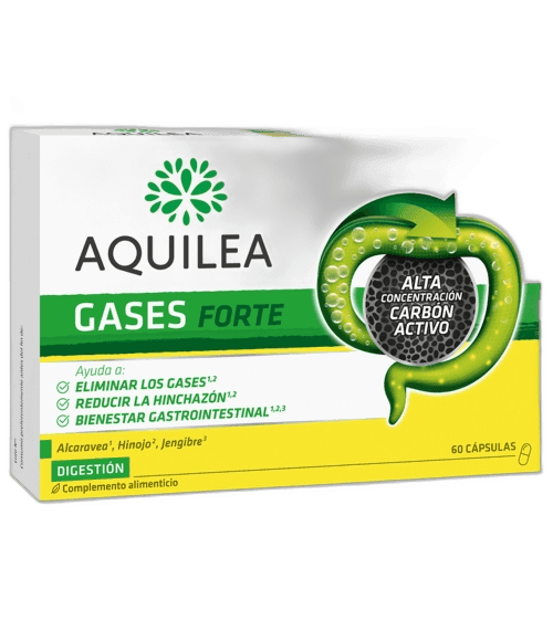 Imagen de AQUILEA GASES FORTE 60 CAPSULAS