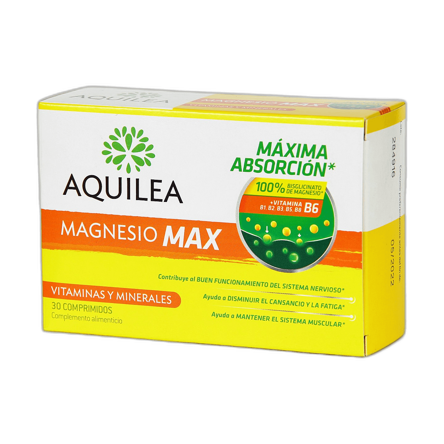Imagen de AQUILEA MAGNESIO MAX 30 COMPRIMIDOS