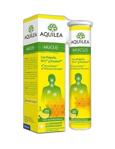 Imagen de AQUILEA MUCUS 15 COMP EFERVESCENTES