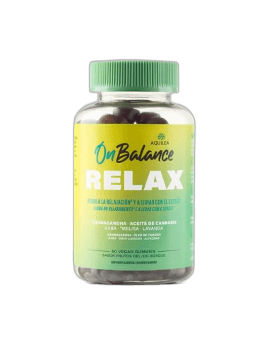 Imagen de AQUILEA ONBALANCE RELAX 60 GOMINOLAS SABOR FRUTOS DEL BOSQU