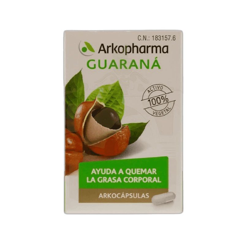Imagen de ARKOCAPSULAS GUARANA BIO 80 CAPSULAS