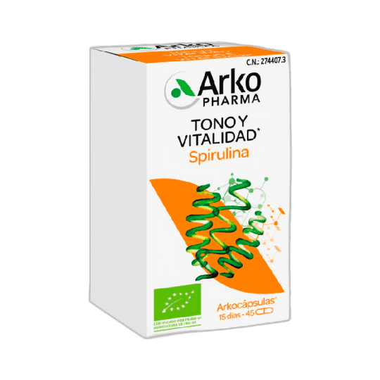 Imagen de ARKOCAPSULAS SPIRULINA BIO 45 CAPSULAS