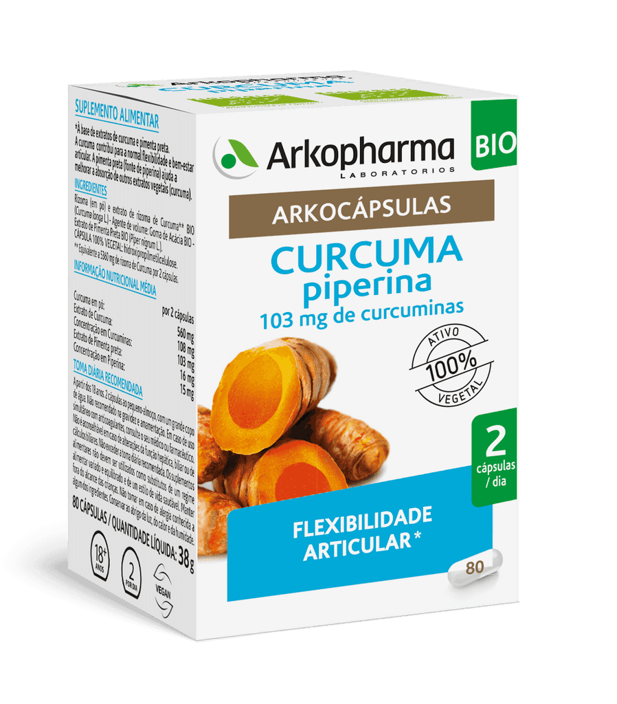 Imagen de ARKOPHARMA CURCUMA BIO 80 CAPSULAS