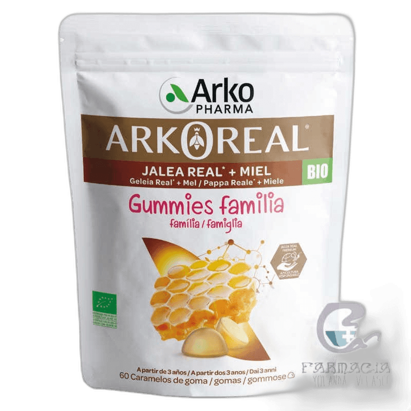 Imagen de ARKOREAL JALEA REAL 60 CARAMELOS DE GOMA