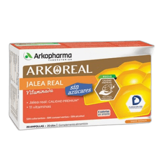 Imagen de ARKOREAL JALEA REAL VITAMINADA SIN AZUCAR 1000 MG 20 AMPOLL