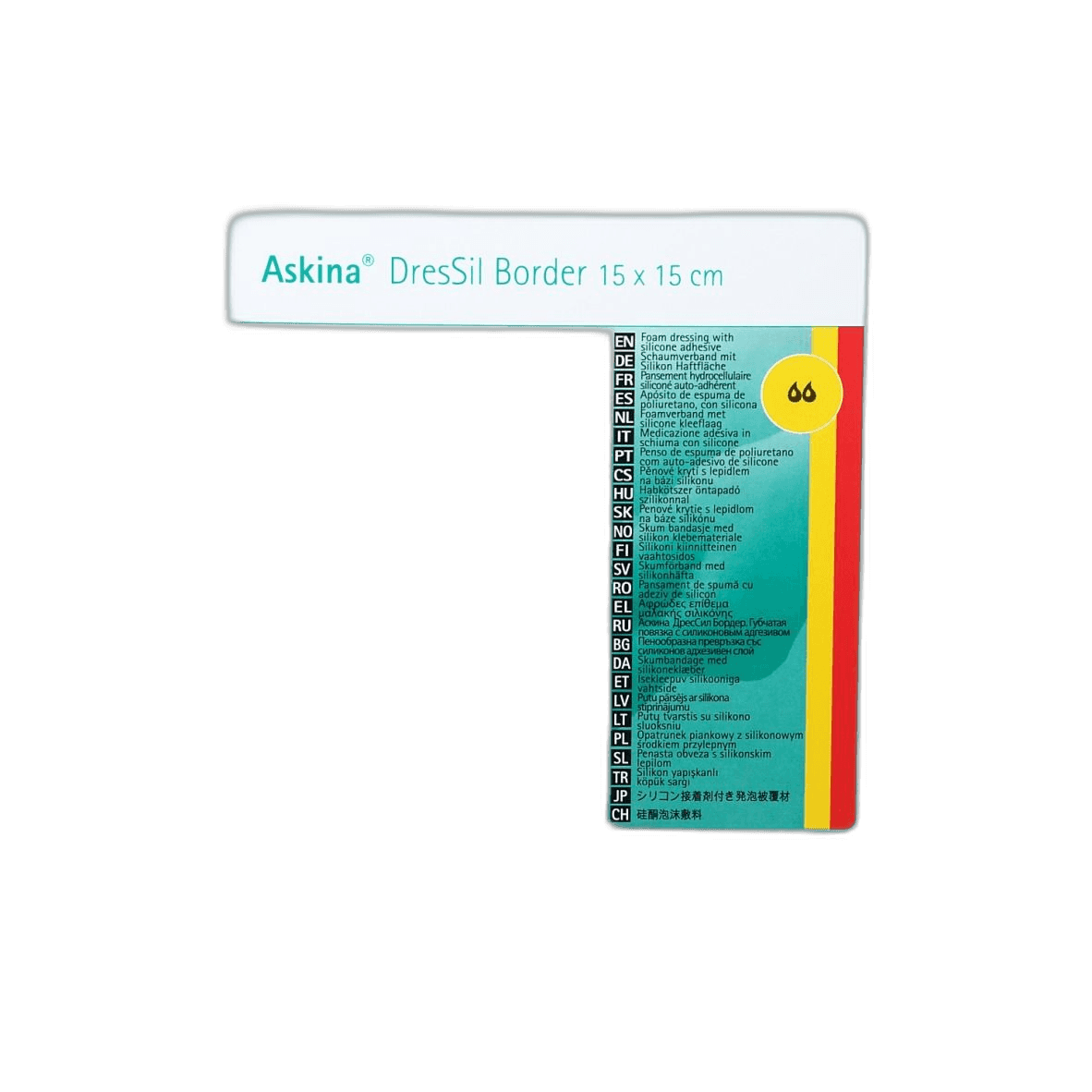 Imagen de ASKINA DRESSIL BORDER APOSITO ESTERIL 3 UNIDADES 15 CM X 15
