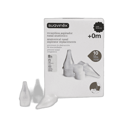 Imagen de ASPIRADOR NASAL SUAVINEX ANATOMICO RECAMBIO 10 UNIDADES