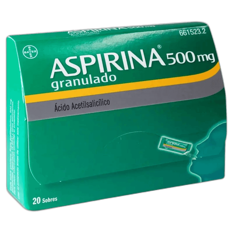 Imagen de ASPIRINA 500 mg 20 SOBRES GRANULADO ORAL