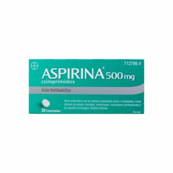 Imagen de Aspirina Adultos 20 Comprimidos