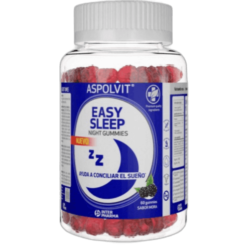 Imagen de ASPOLVIT EASY SLEEP GUMMIES 60 GUMMIES SABOR MORA