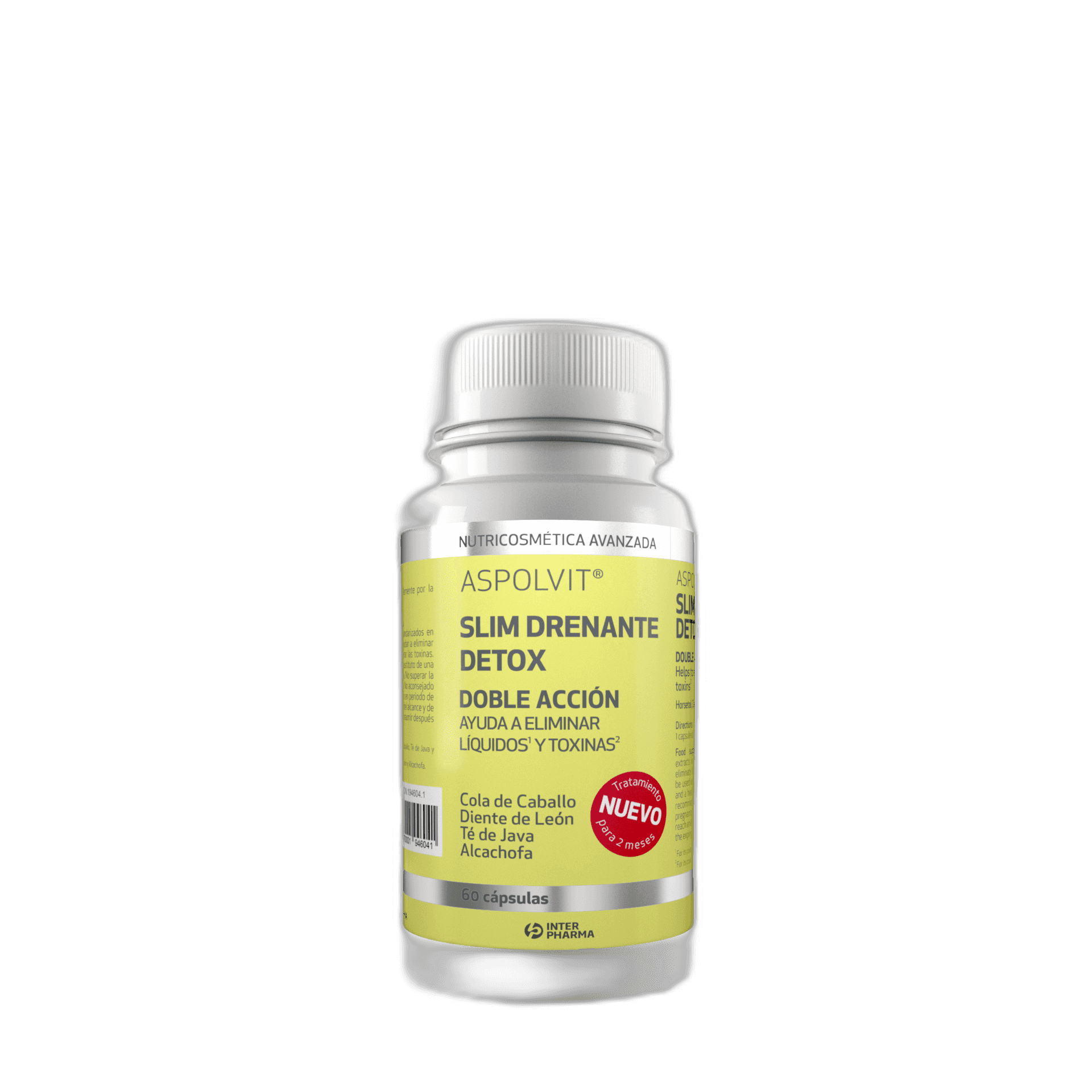 Imagen de ASPOLVIT SLIM DRENANTE DETOX 60 CAPSULAS