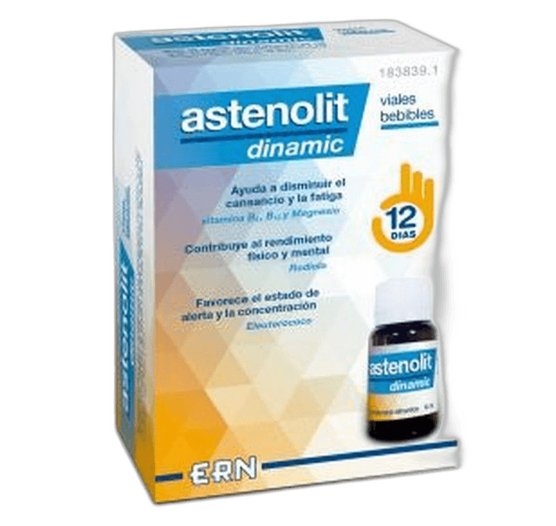 Imagen de ASTENOLIT DINAMIC 12 VIALES BEBIBLES