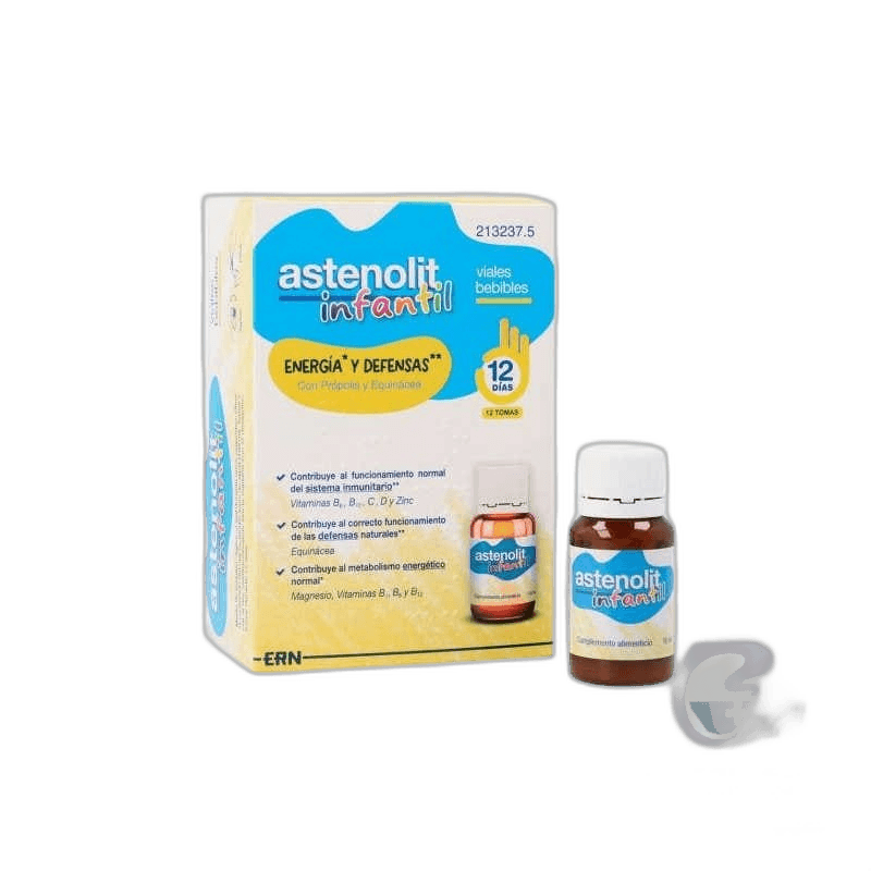 Imagen de ASTENOLIT INFANTIL 12 VIALES 10 ML
