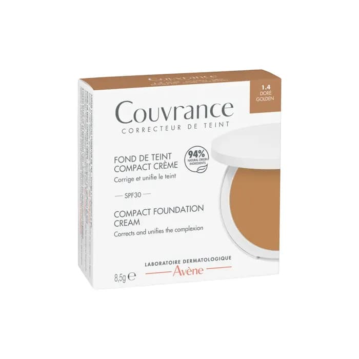 Imagen 2 de Avene Couvrance Base De Maquillaje en Crema Compacta 1.4 Dorado