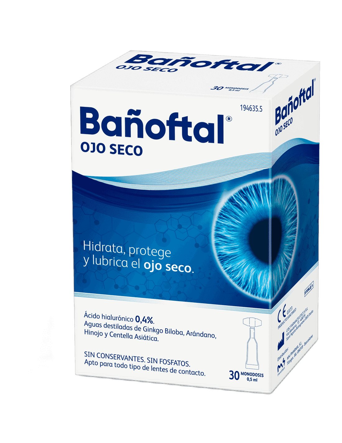 Imagen de BAÑOFTAL OJO SECO 30 MONODOSIS 0,5 ML