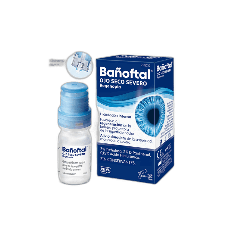 Imagen de BAÑOFTAL OJO SECO SEVERO 1 FRASCO 10 ML MULTIDOSIS