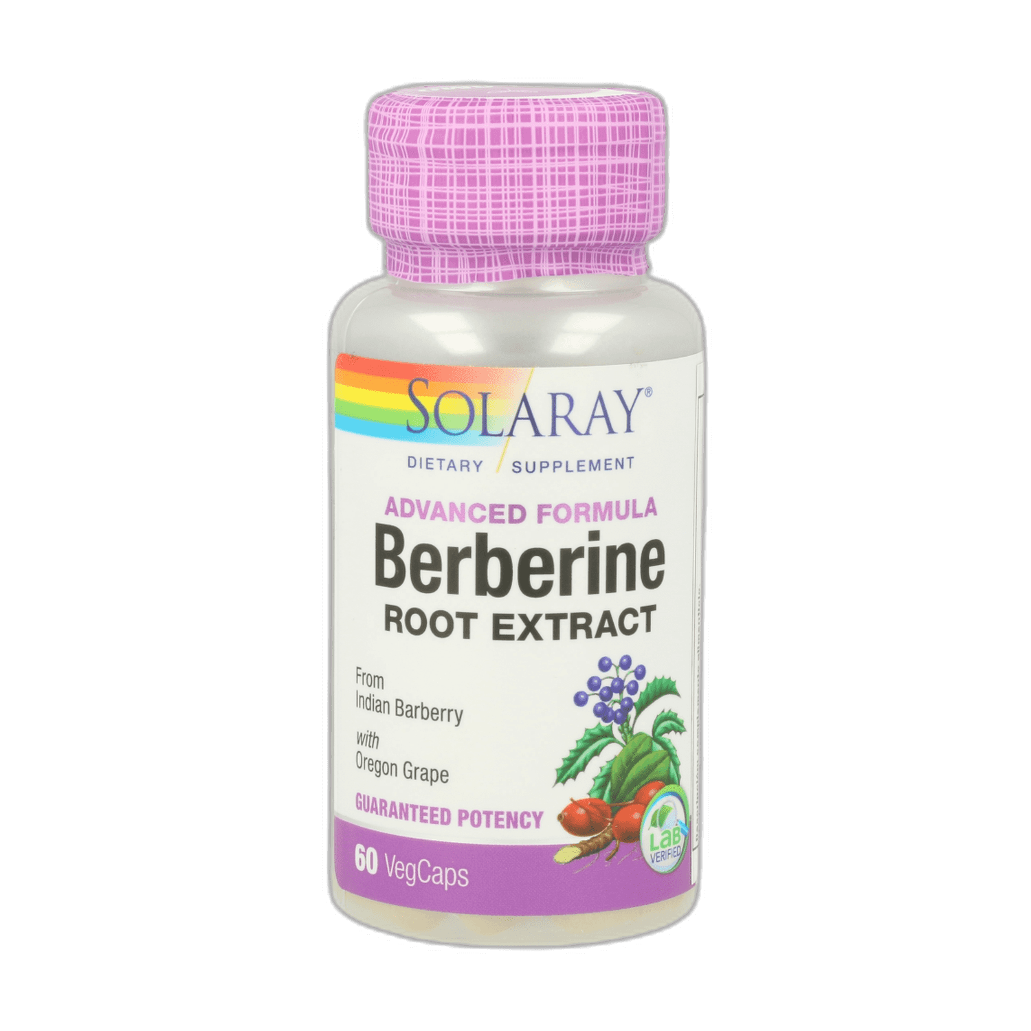 Imagen de BERBERINE SOLARAY 60 VEGCAPSULAS