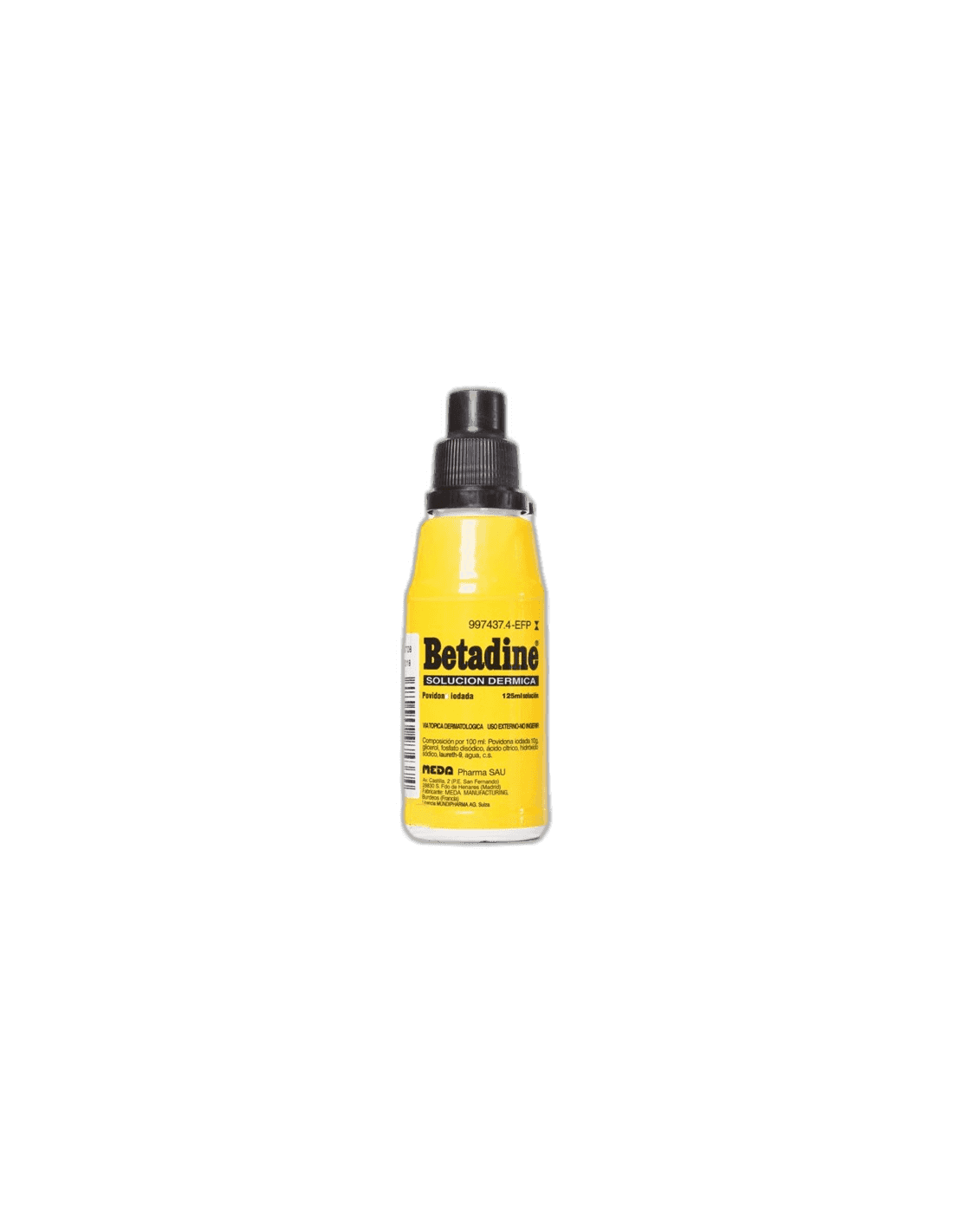 Imagen de BETADINE 100 mg/ml SOLUCION CUTANEA 1 FRASCO 125 ml