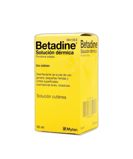 Imagen de BETADINE 100 mg/ml SOLUCION CUTANEA 1 FRASCO 50 ml