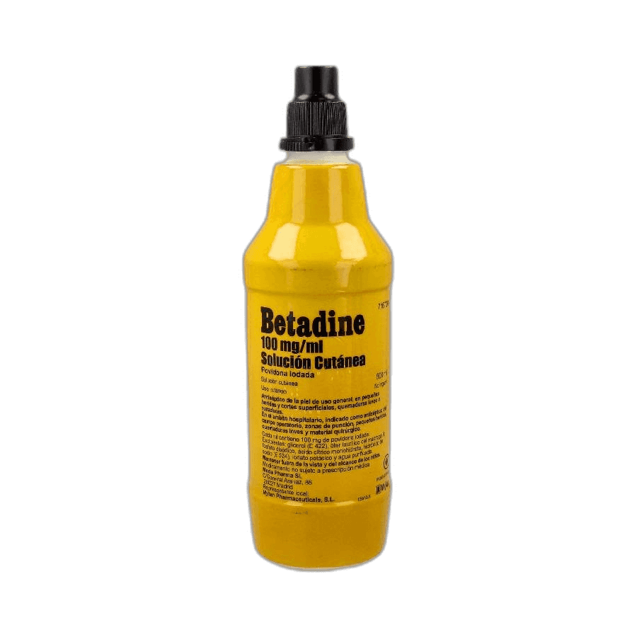 Imagen de BETADINE 100 mg/ml SOLUCION CUTANEA 1 FRASCO 500 ml