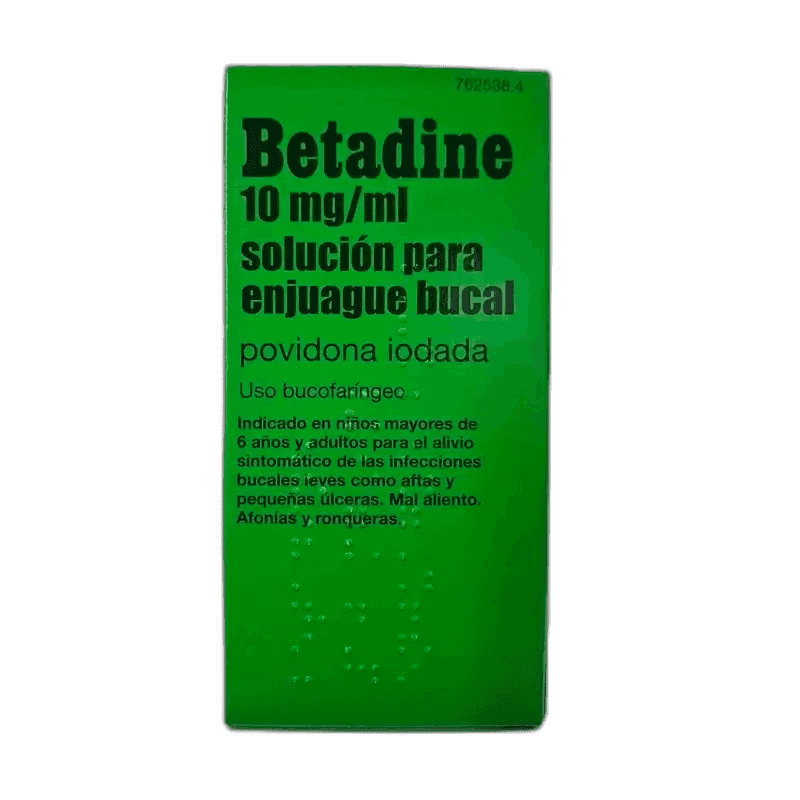 Imagen de BETADINE BUCAL 10 mg/ml SOLUCION BUCAL PARA ENJUAGUE 1 FRASCO 200 ml