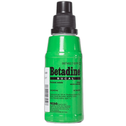 Imagen de BETADINE BUCAL 100 mg/ml SOLUCION BUCAL 1 FRASCO 125 ml