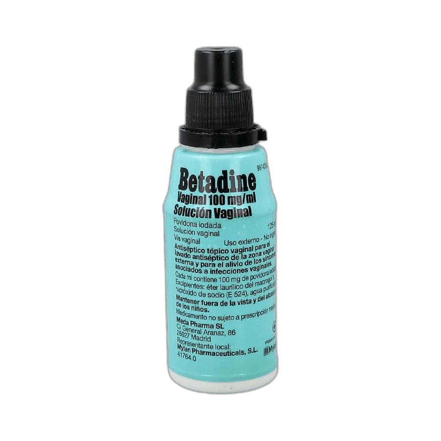 Imagen de BETADINE VAGINAL 100 mg/ml SOLUCION VAGINAL 1 FRASCO 125 ml