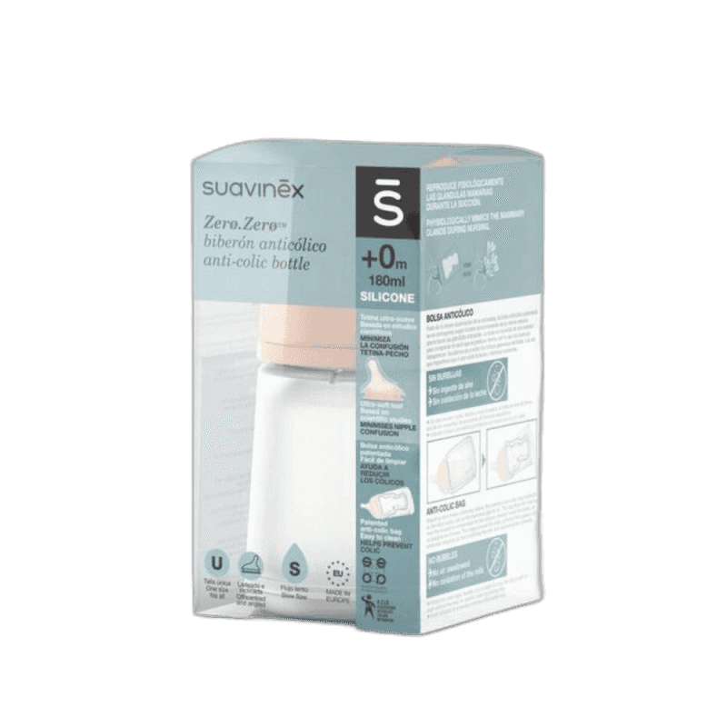 Imagen de BIBERON SUAVINEX ANTICOLI MIX SILI 180ML